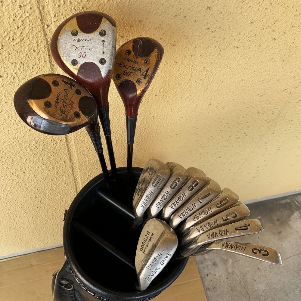 ホンマ ゴルフクラブセット HONMA GOLF パーシモン ドライバー 