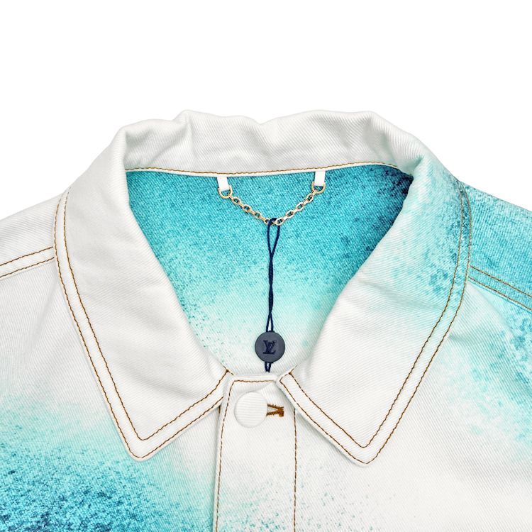 Louis Vuitton ロゴデニムジャケット 未使用品 LOUIS VUITTON ルイヴィトン 23SS スプレー モノグラム