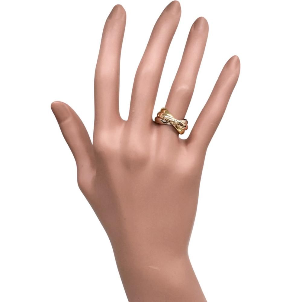 11号 【CARTIER/カルティエ】トリニティ リング・指輪 K18ゴールド 18
