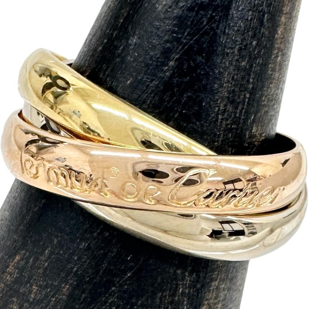 11号 【CARTIER/カルティエ】トリニティ リング・指輪 K18ゴールド 18