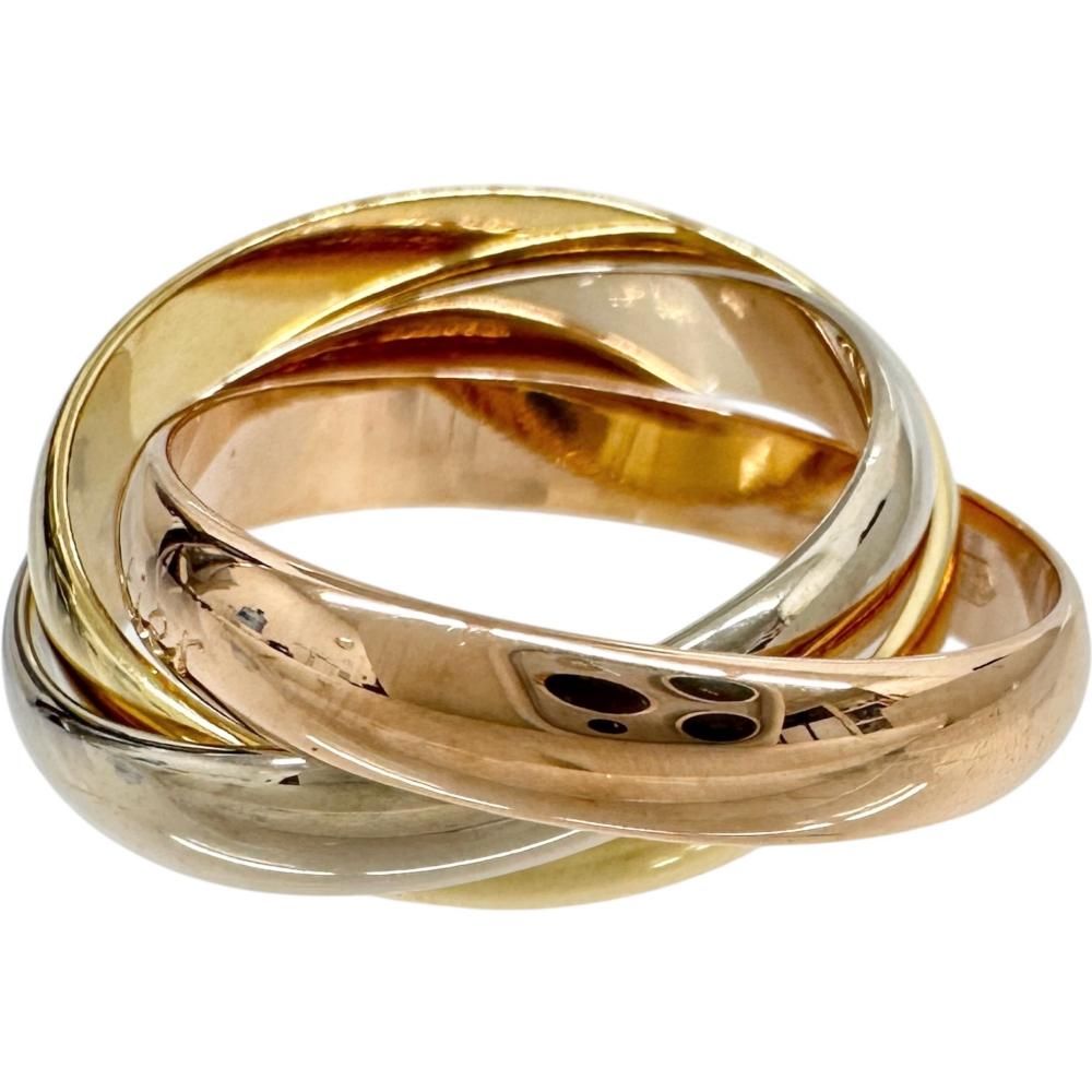 11号 【CARTIER/カルティエ】トリニティ リング・指輪 K18ゴールド 18