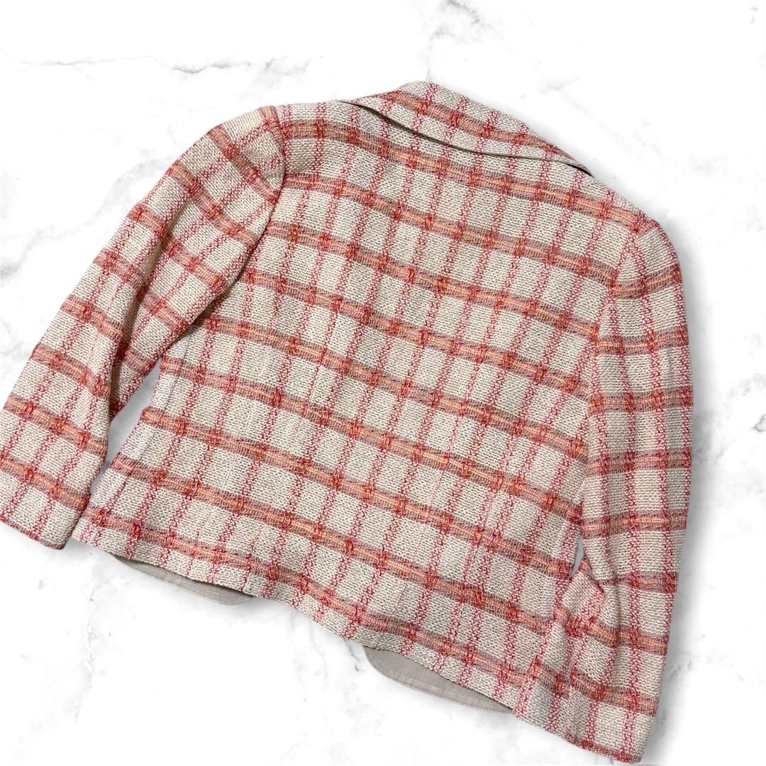 美品 ルネ RENE セットアップ スカーフ ジャケット ツイード Mサイズ