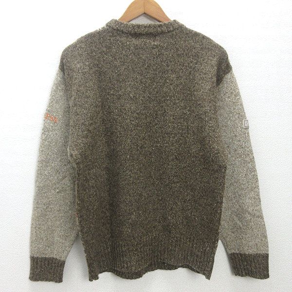 K□90s□ジェイプレス/J.PRESS GOLF CLUB ニットセーター【M】ベージュ