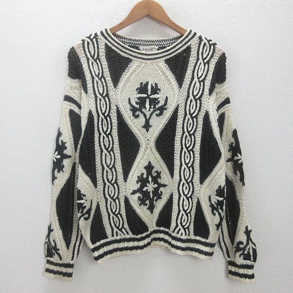 □80-90s□フィッチェ/ficce YOSHIYUKI KONISHI ドン小西 HAND KNIT