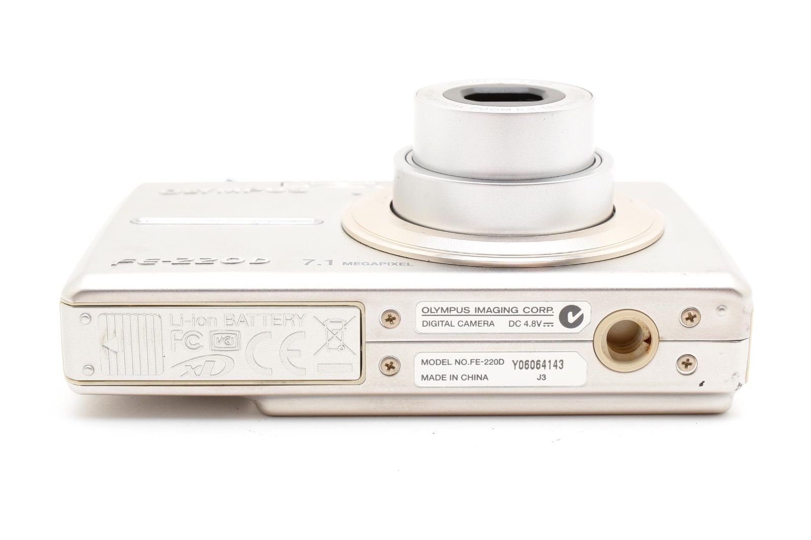美品】 オリンパス OLYMPUS FE-220D コンパクトデジタルカメラ - メルカリ