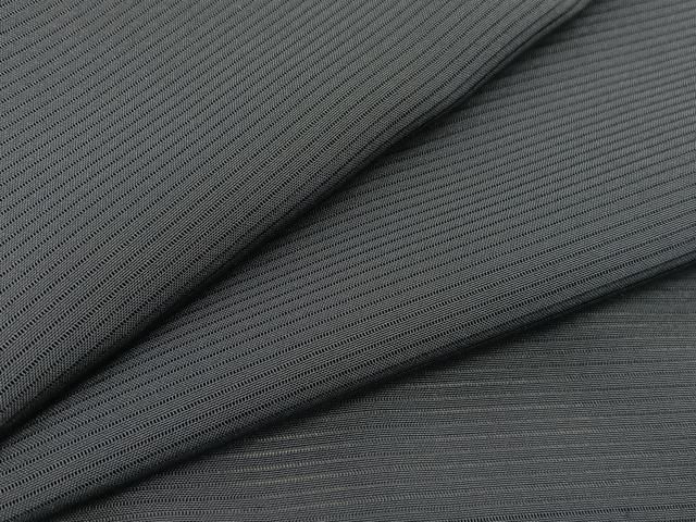 平和屋着物＊夏物　色無地　絽　蝋色　正絹　逸品　BAAX7216hv