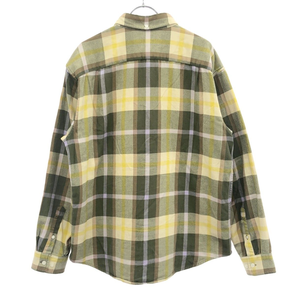 Supreme シュプリーム 23AW Plaid Flannel Shirt フランネルチェックボタンダウンシャツ  グリーン系 S Supreme シュプリーム 23AW Plaid Flannel Shirt フランネルチェック