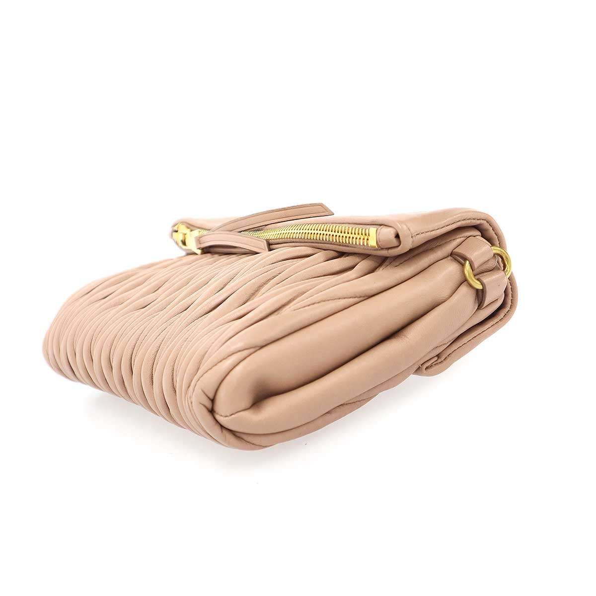 miu miu ミュウミュウ マテラッセ ショルダークラッチバッグ RP0363 
