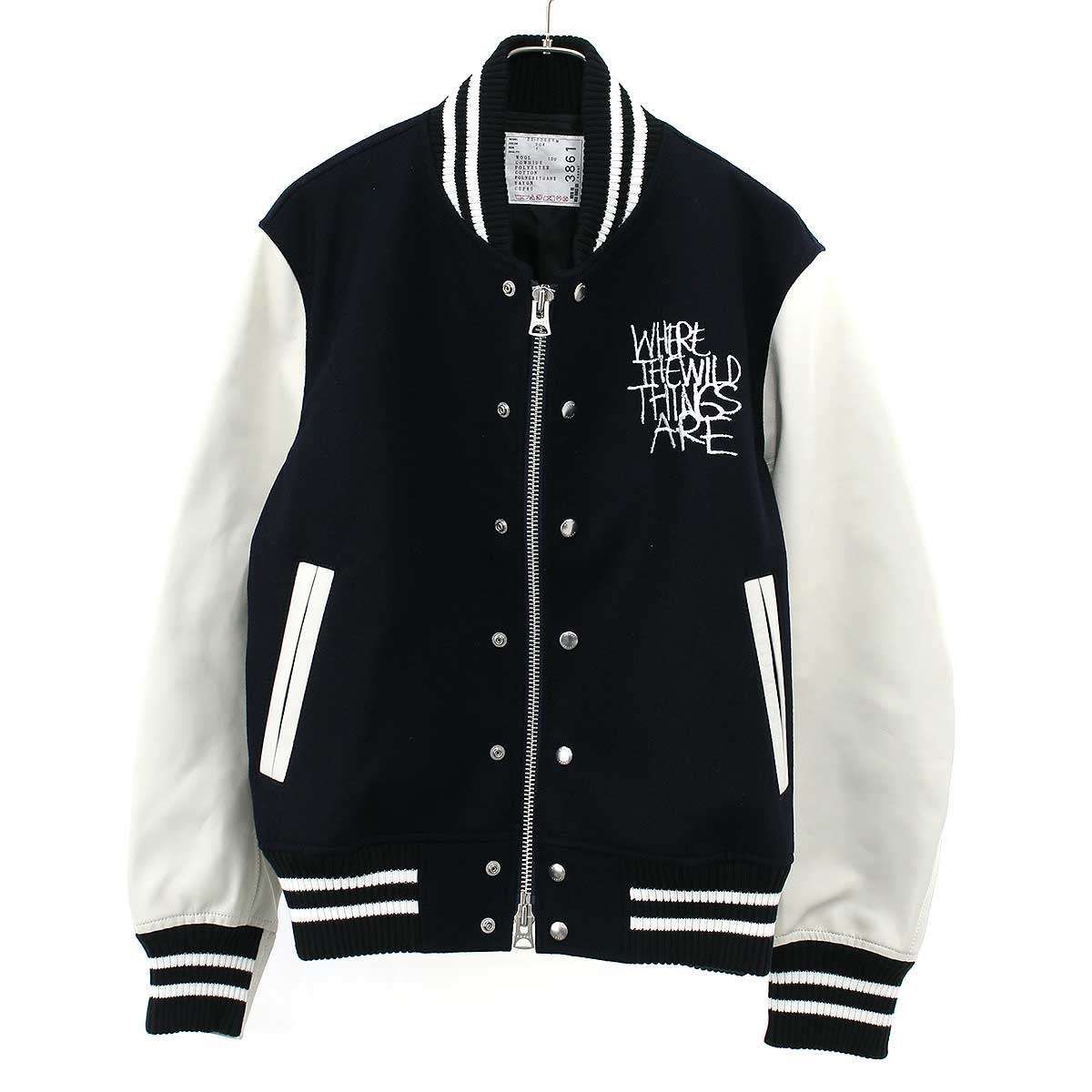 sacai サカイ 25AW WHERE THE WILD THINGS ARE Blouson スタジャン 25