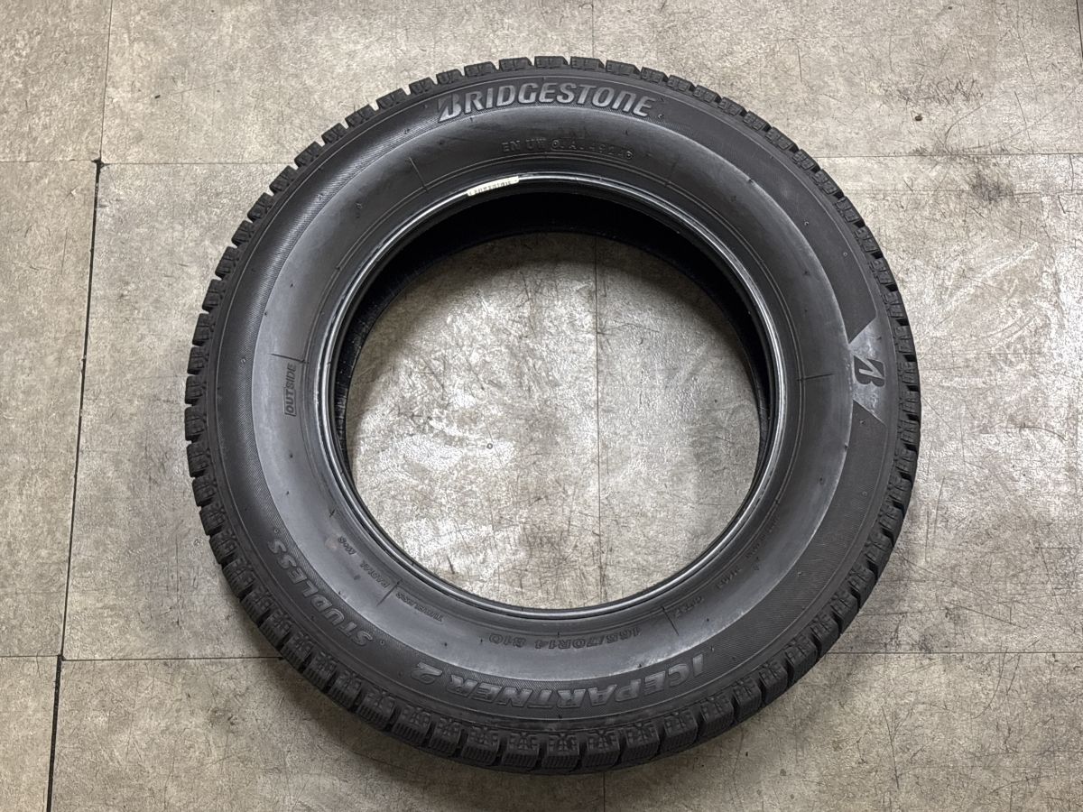 バリ溝】ブリヂストン アイスパートナー2 165/70R14 4本セット