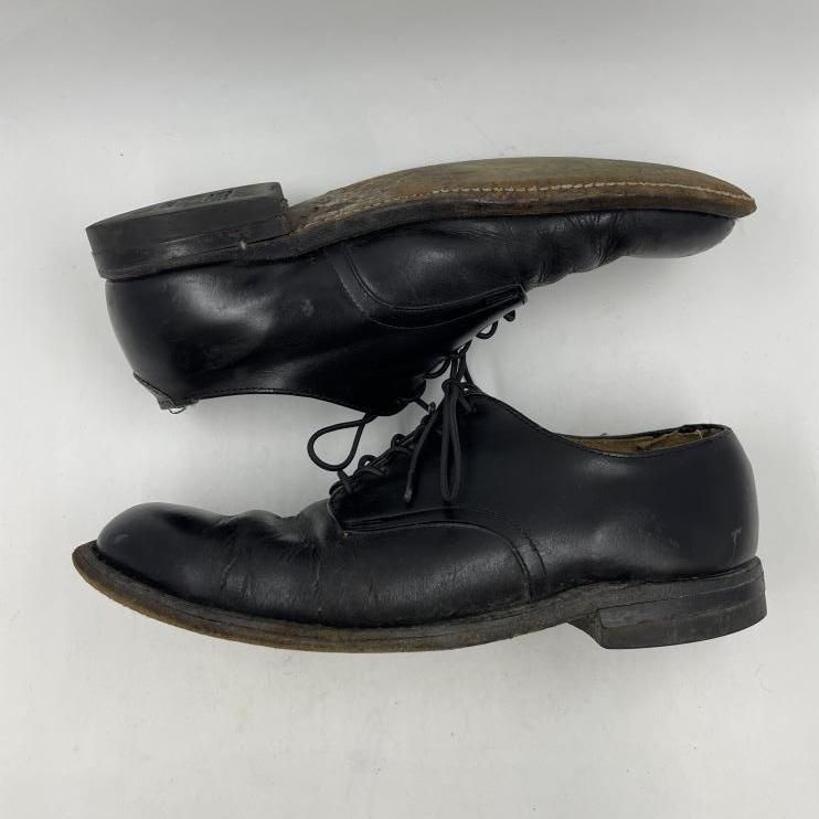 中古】70s USN サービスシューズ ブラック サイズ 7 1/2 △紐非純正
