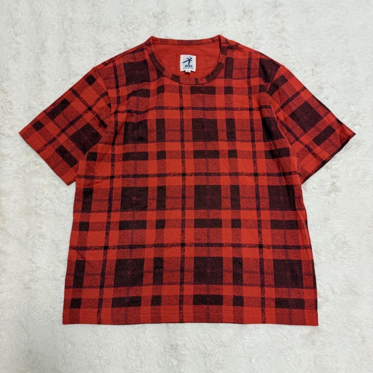 HAI SPORTING GEAR イッセイミヤケ ワコール チェック 半袖Tシャツ M