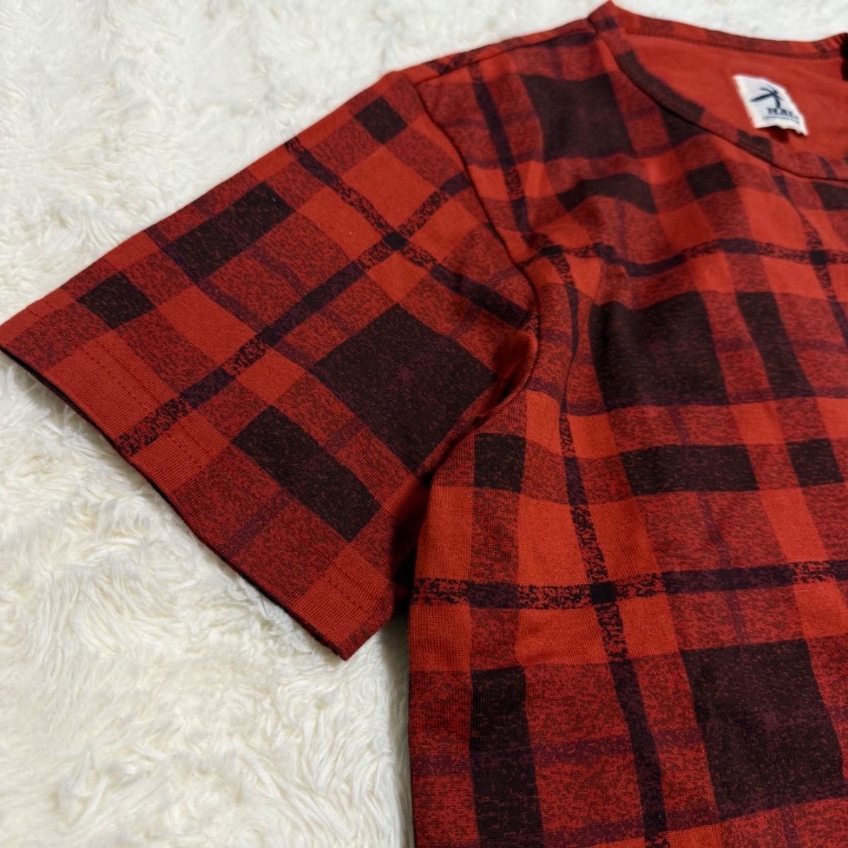HAI SPORTING GEAR イッセイミヤケ ワコール チェック 半袖Tシャツ M