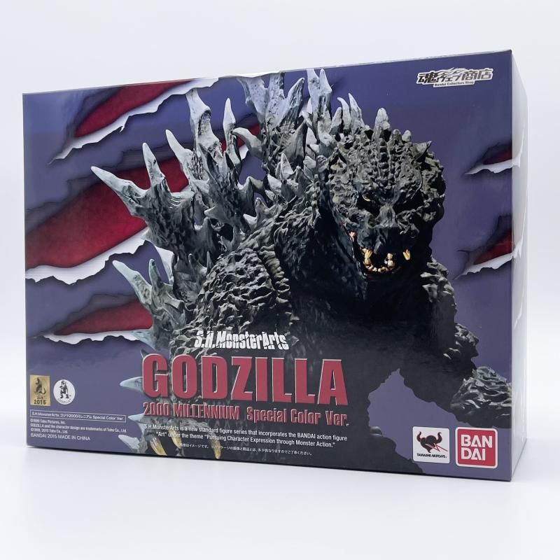 モンスターアーツ　ゴジラ　2000 ミレニアム　　スペシャルカラー　新品未開封 中古】未開封 S.H.MonsterArts ゴジラ2000 ミレニアム スペシャル