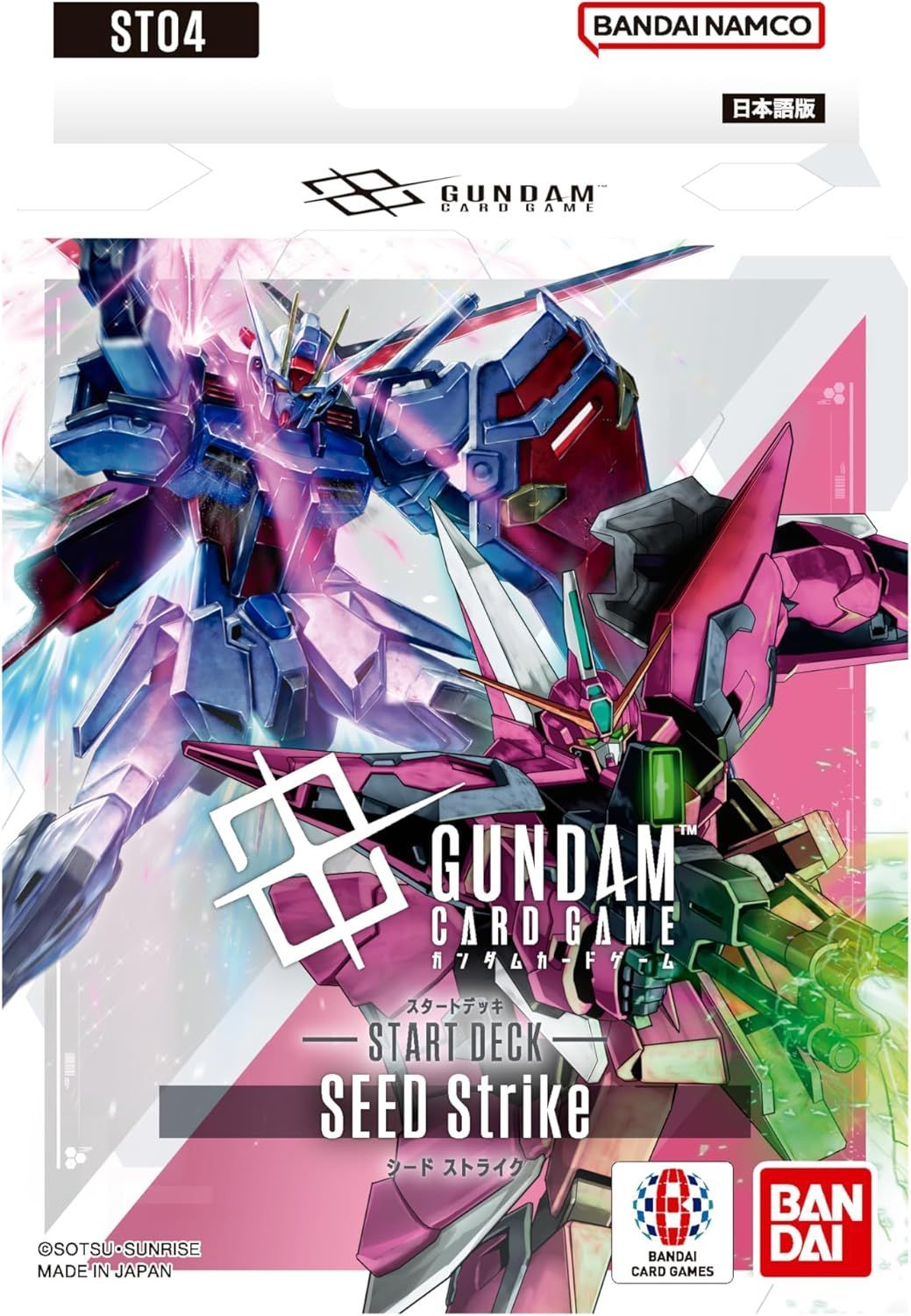 ガンダムカードゲーム スタートデッキ SEEDSTRIKE① 未開封/4種セット】ガンダムカードゲーム スタートデッキ 【ST01