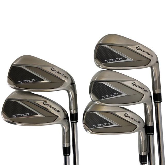 【中古】 テーラーメイド STEALTH 5S アイアンセット IR KBS MAX MT85 JP (フレックスS) メンズ 男性用 右利き 右用 Cランク ゴルフクラブ