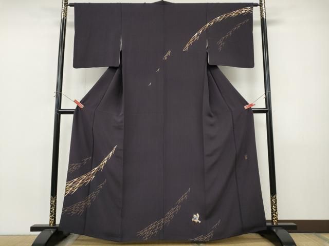 平和屋着物●十日町友禅作家　阿部佳雪　訪問着　飛鳥吉祥文　健勝苑扱い　正絹　逸品　CABI9991ut