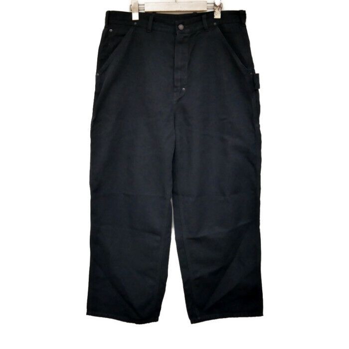 A.PRESSE アプレッセ 国内正規 26SS Vintage Silk Hemp Painter Pants ビンテージ シルクヘンプ ペインターパンツ 26SAP-04-07 BLACK ブラック 黒 3