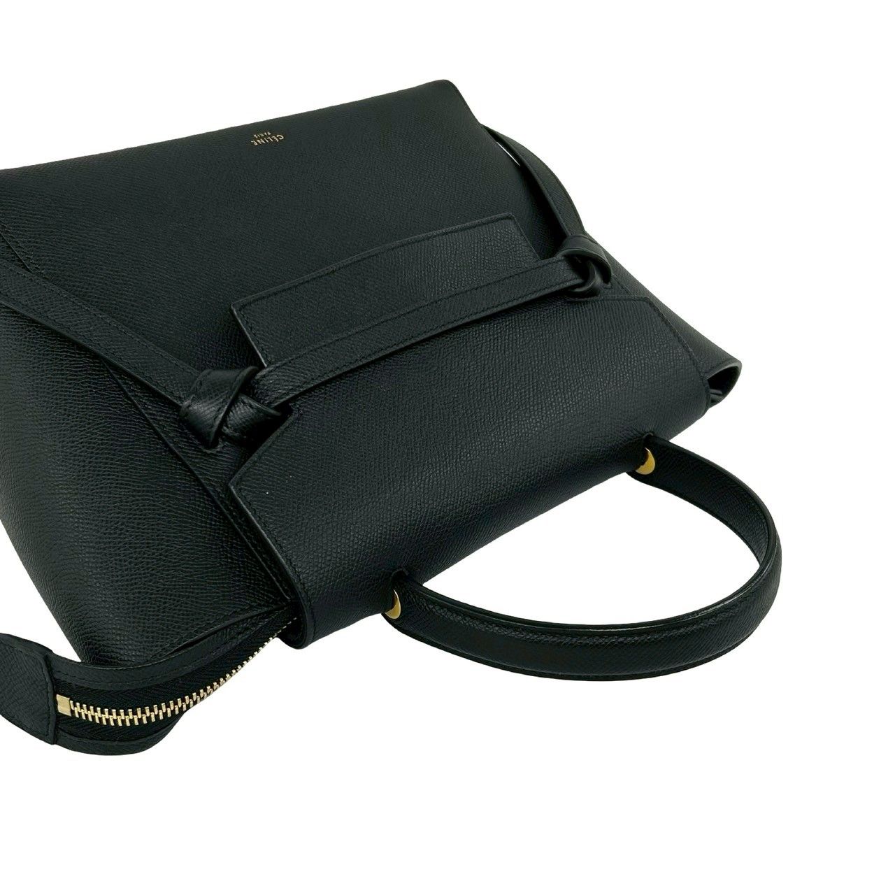 未使用保管品 保存袋付き CELINE セリーヌ ベルトバッグ マイクロ