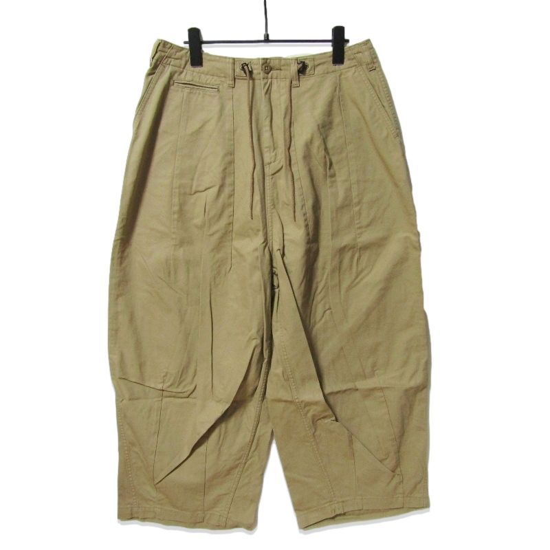 NEEDLES ニードルズ ヒザデルパンツ NS235 H.D. PANT チノトラウザーズ リラックスシルエット ベージュ 2 27114128