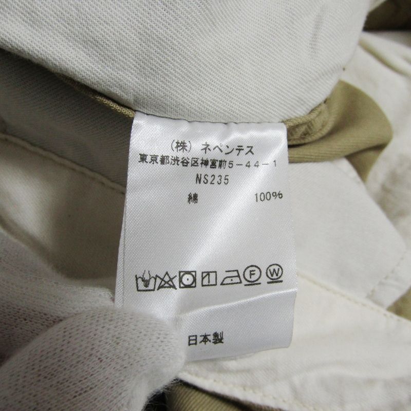 NEEDLES ニードルズ ヒザデルパンツ NS235 H.D. PANT チノトラウザーズ