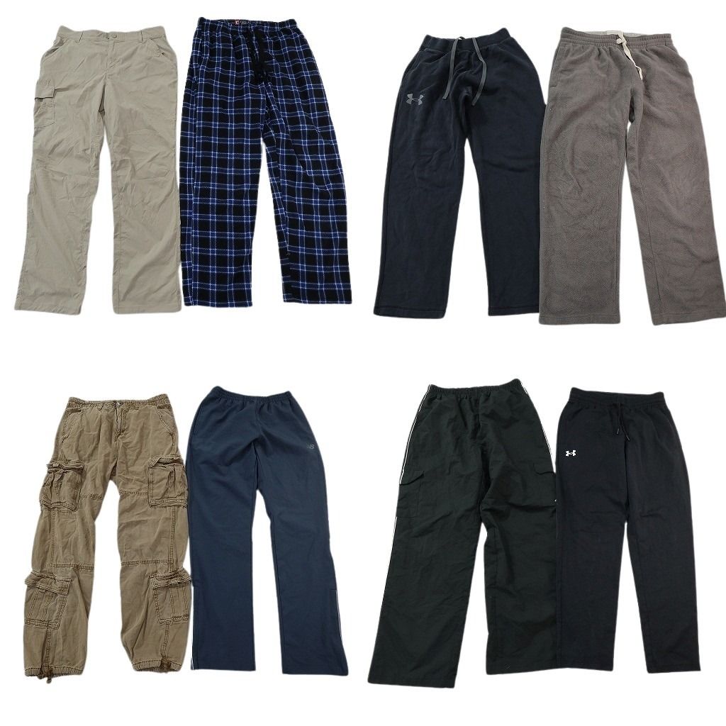 古着卸 まとめ売り ブランド パンツ 8枚セット ( メンズ M ) チャップス ニューバランス エアロポステール リーボック 中古 古着 NF4380 7,056円