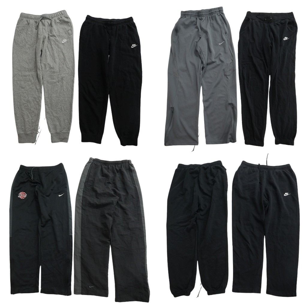 古着卸 まとめ売り NIKE ナイキ パンツ 8枚セット ( メンズ M/L ) スウォッシュロゴ スウェット ジャージ イージーパンツ 中古 古着 NF4442