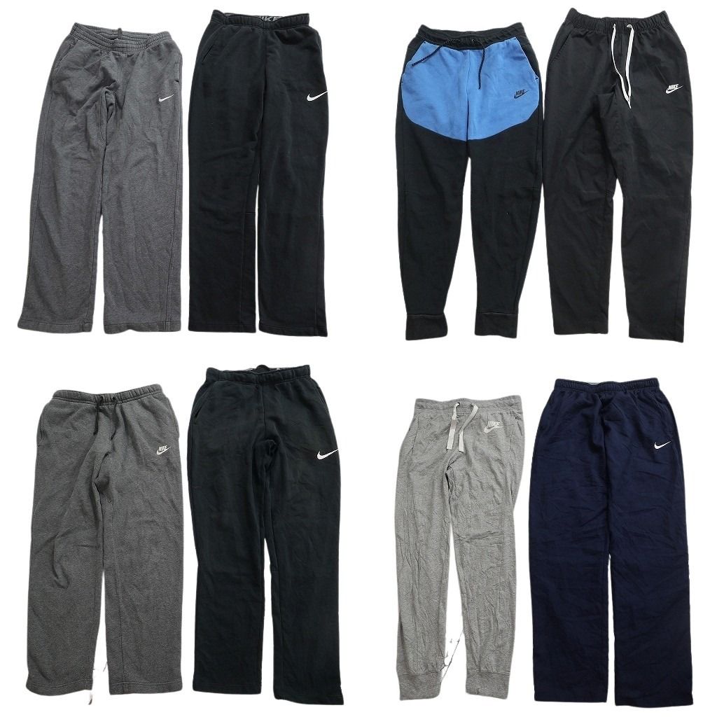 古着卸 まとめ売り NIKE ナイキ パンツ 8枚セット ( メンズ S ) スウェット イージーパンツ バイカラー ジョガー 中古 古着 NF4447