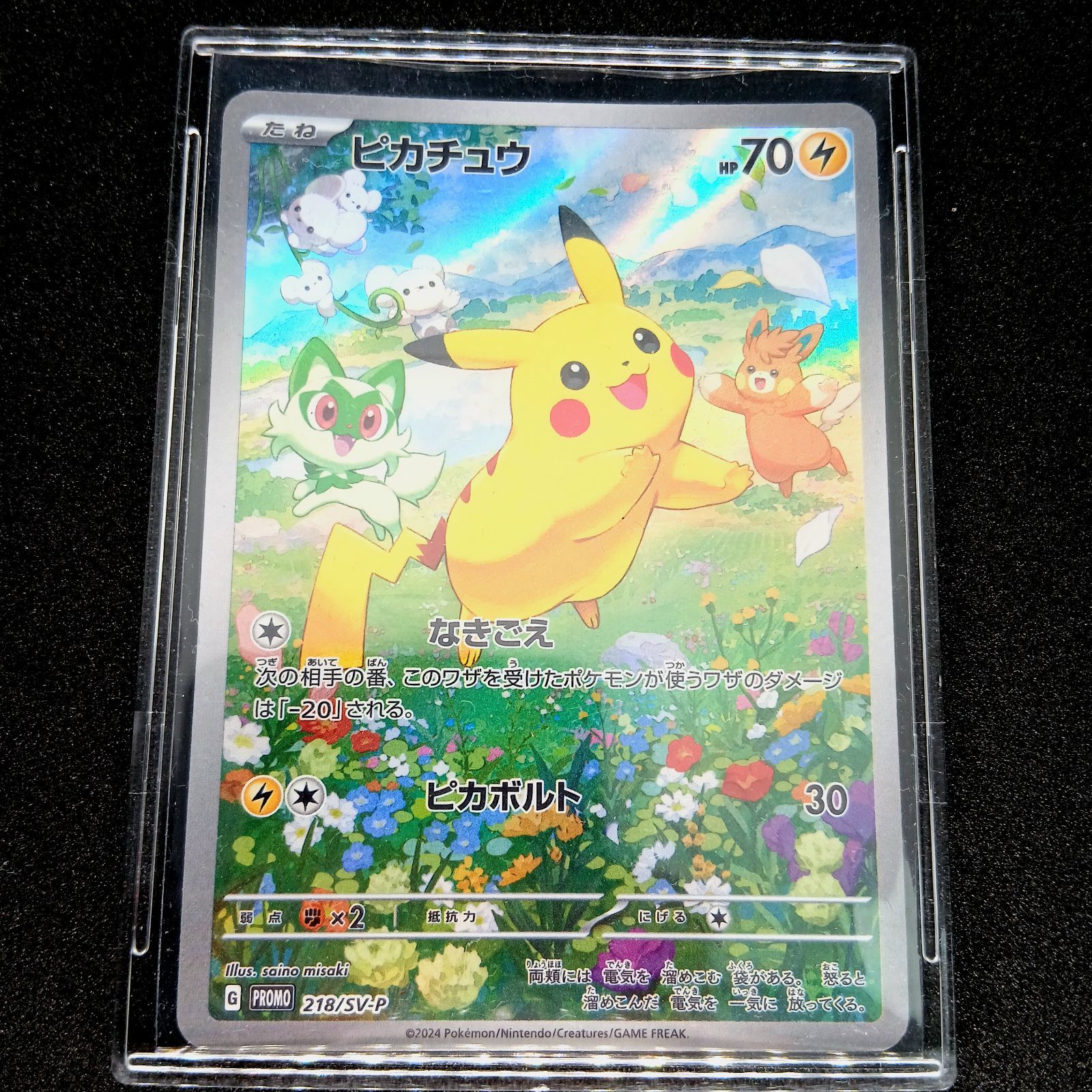 ピカチュウ P [SV-P 218](プロモカードパック「ポケカの夏がキタ