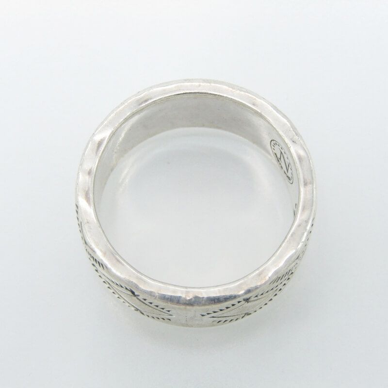 NORTH WORKS × Barns ノースワークス リング 別注 Stamp Ring スタンプ SV900 ナバホスタイル メンズ レディース 17号  28012870 NORTH WORKS × Barns ノースワークス リング 別注 Stamp Ring スタンプ