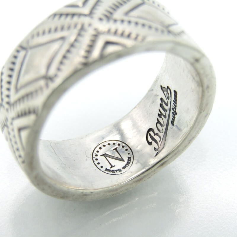 NORTH WORKS × Barns ノースワークス リング 別注 Stamp Ring スタンプ