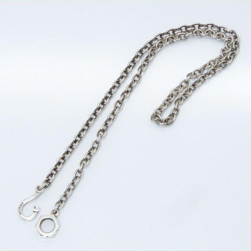 WEIRDO JEWELRY ウィアード ネックレス WP-002 NUT CHAIN 50cm ナット