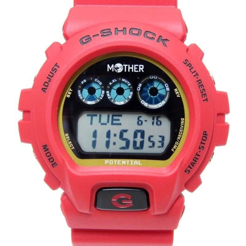 未使用 CASIO G-SHOCK Gショック GW-6900MOT24-4JR MOTHER コラボ第2弾 電波ソーラー マザー ほぼ日 限定 2024年 レッド 28012881
