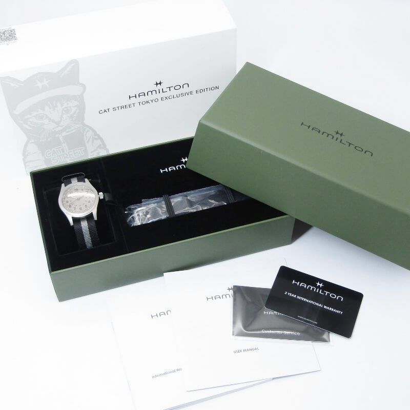 美品 HAMILTON ハミルトン カーキ フィールド メカ 東京 キャット