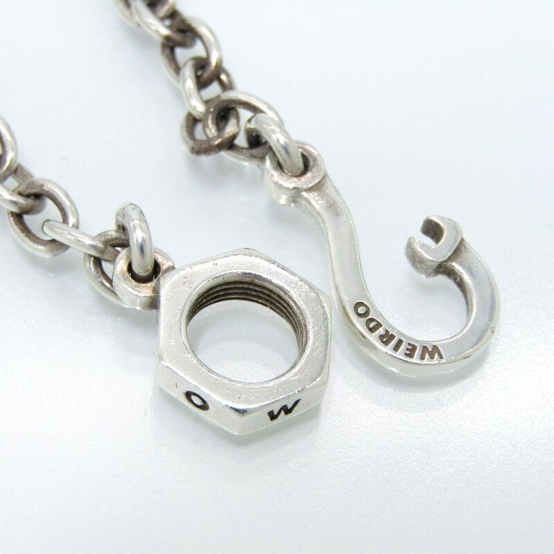 WEIRDO JEWELRY ネックレス No. WP002 WEIRDO JEWELRY ウィアード ネックレス WP-002 NUT CHAIN 50cm ナット