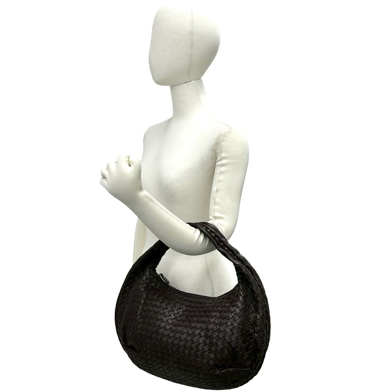 極 美品 袋付き BOTTEGA VENETA ボッテガヴェネタ ホーボー イントレ