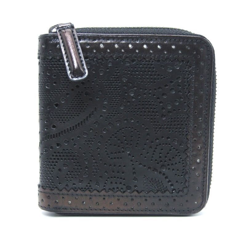 メンズ 【DRIES VAN NOTEN】 メダリオン 二つ折り財布