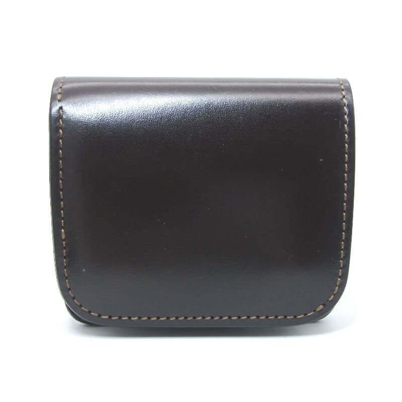 WILDSWANS ワイルドスワンズ 二つ折り財布 サドルプルアップ/ブッテーロ CASA カーサ ミニ財布 マシュア社 チョコ/パープル 28012919