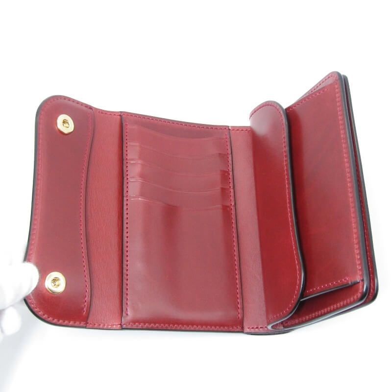 美品 WILDSWANS ワイルドスワンズ 三つ折り財布 サドルアップ BYRNE