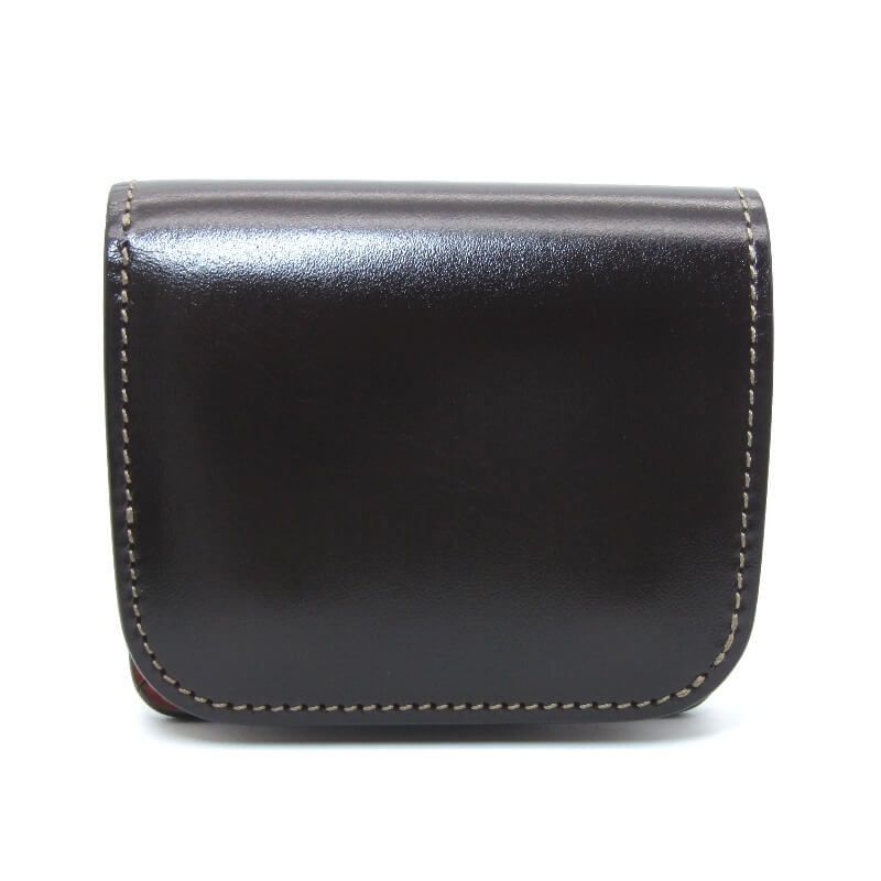 美品 WILDSWANS ワイルドスワンズ 二つ折り財布 サドルプルアップ CASA カーサ ミニ財布 マシュア社 チョコ/キャメル 28012924