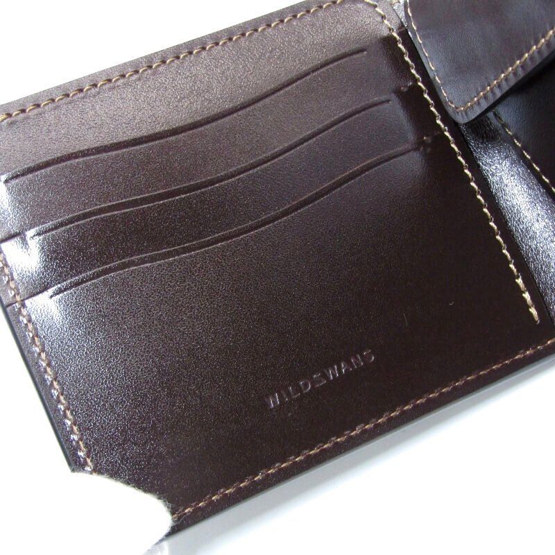 未使用 WILDSWANS ワイルドスワンズ 二つ折り財布 GROUNDER シェル
