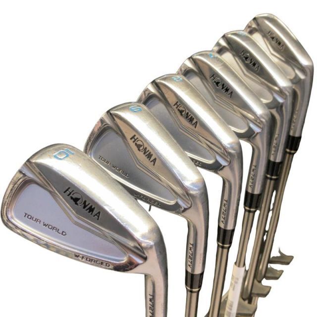 【中古】 本間ゴルフ TOUR WORLD TW727V FORGED 6S アイアンセット IR VIZARD IB95 (フレックスS) メンズ 男性用 右利き 右用 Cランク ゴルフクラブ