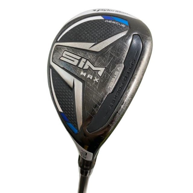 【中古】 テーラーメイド SIM MAX U3 ユーティリティ UT リシャフト (フレックスその他) メンズ 男性用 右利き 右用 Cランク ゴルフクラブ