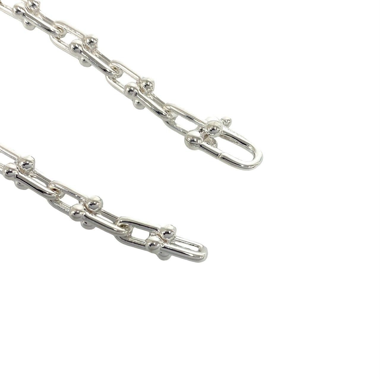極 美品 TIFFANY&Co. ティファニー ハードウェア スモール リンク