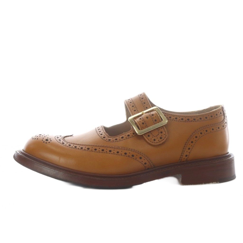 トリッカーズ TRICKER'S MARY JANE シューズ メダリオン ウィング