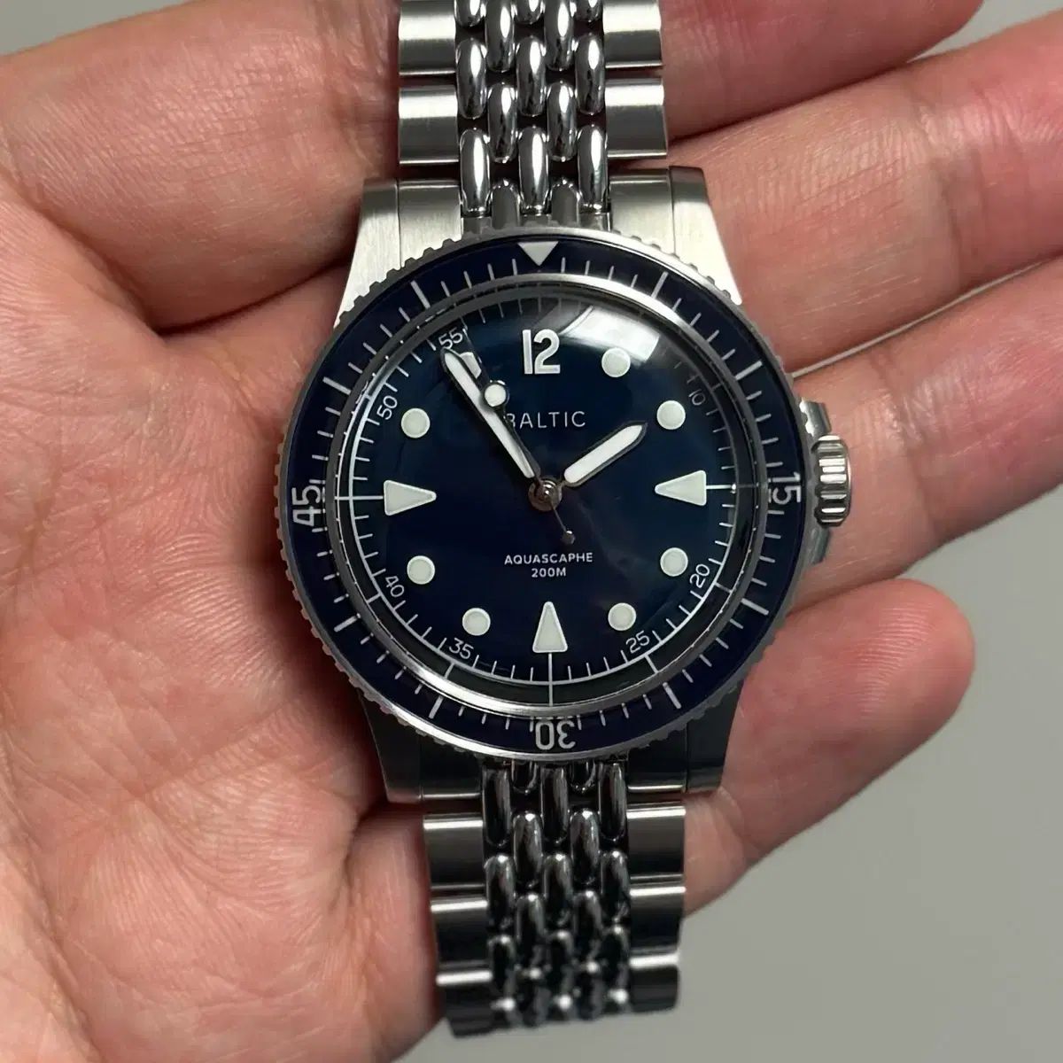 バルティック アクア スカーフ mk2 ブルー 39.5mm
