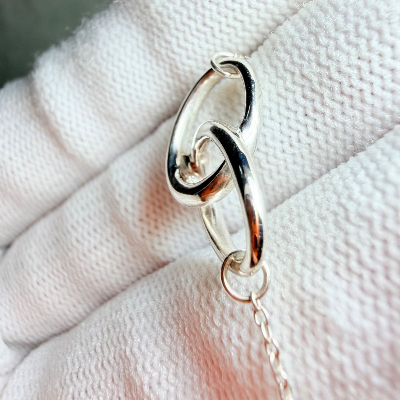 新品仕上済 Tiffany&Co. ティファニー ダブルループ ネックレス 