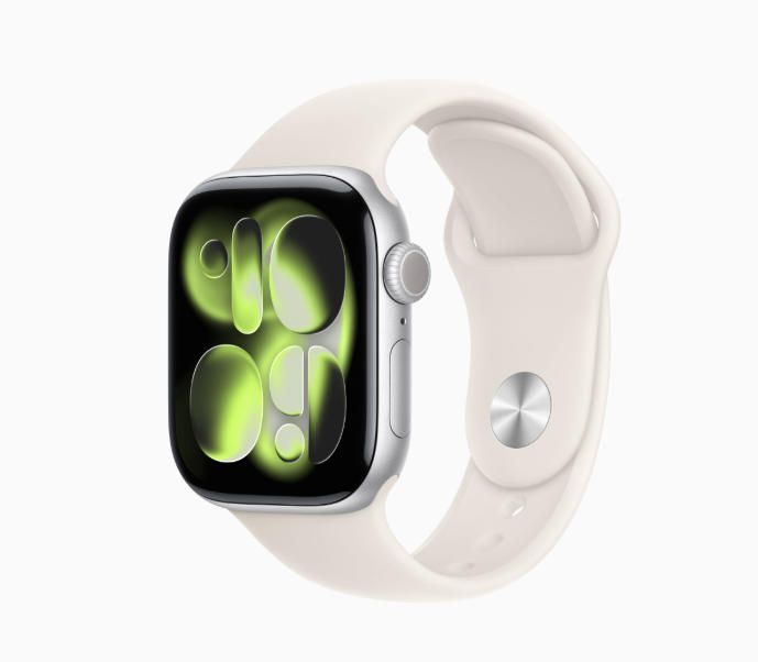 「新品」Apple Watch Series 11 GPSモデル 42mm MEW34J/A-MXLL3FE/A [シルバーアルミニウムケース] （Size:S/M）