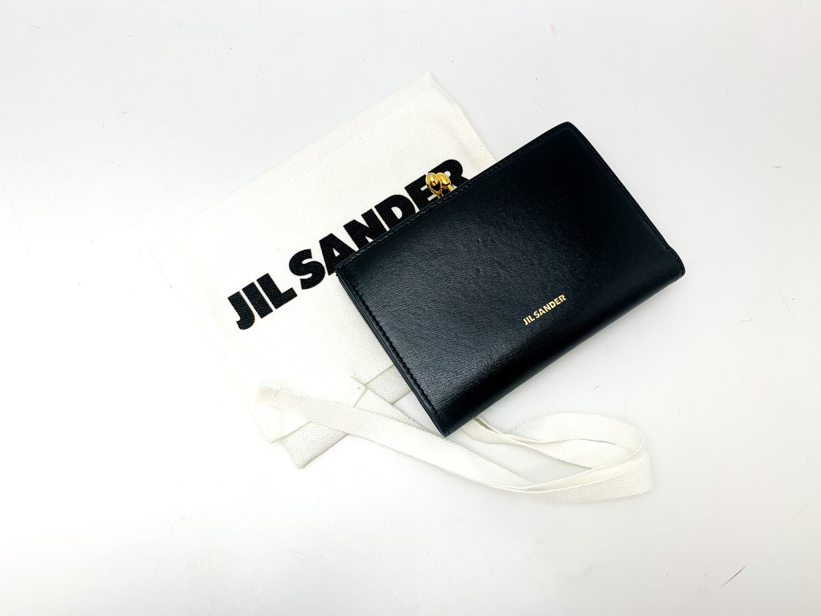 JIL SANDER ジルサンダー 黒 ブラック Goji パース スモール