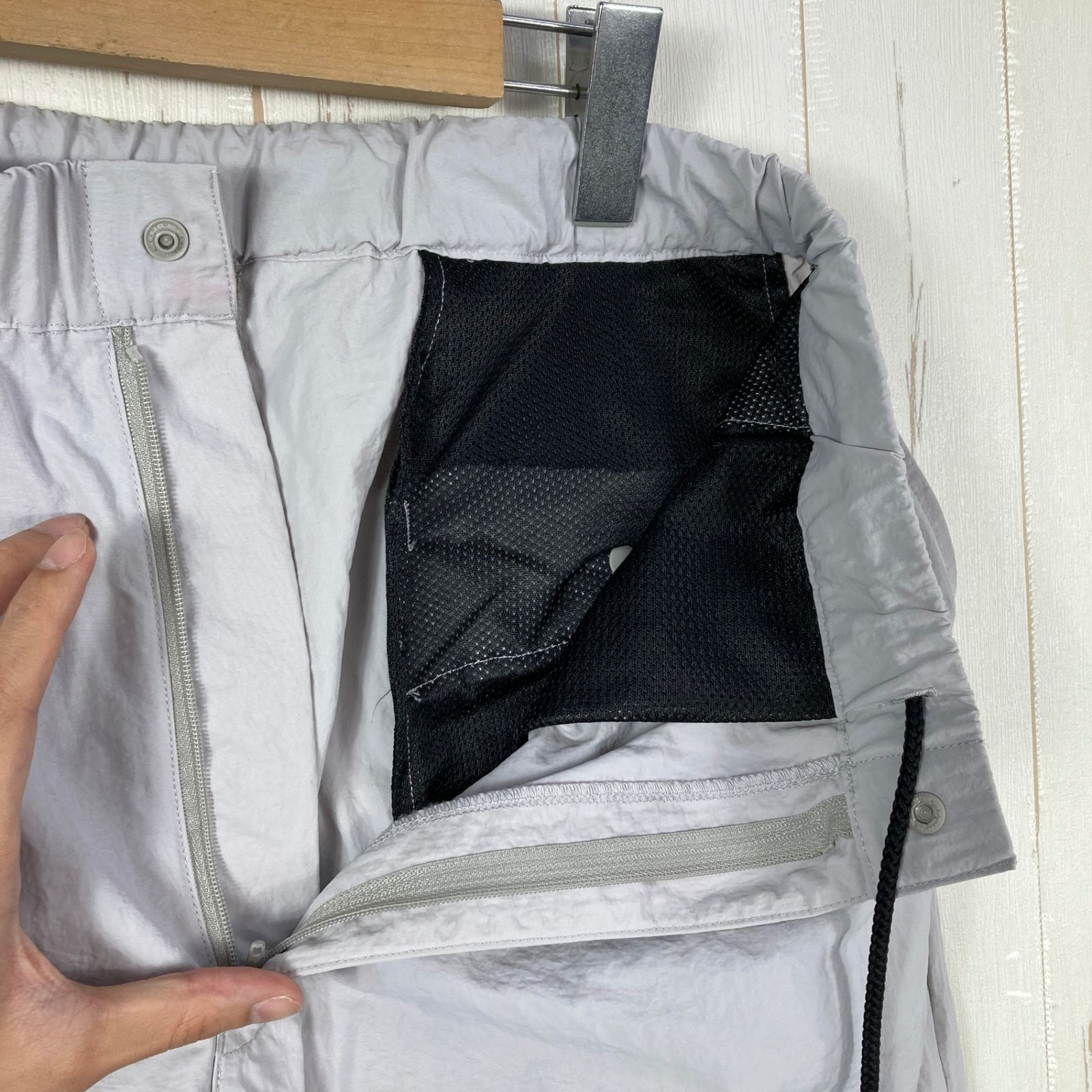 【Men's M グレー系】 Bamboo Shoots ( バンブーシュート ) マウンテンハイクパンツ /n Mountain Hike Pants /n Silver Grey ナイロン ウェア ボトムス 📦️Men's M グレー系 Bamboo Shoots ( バンブーシュート ) マウンテン